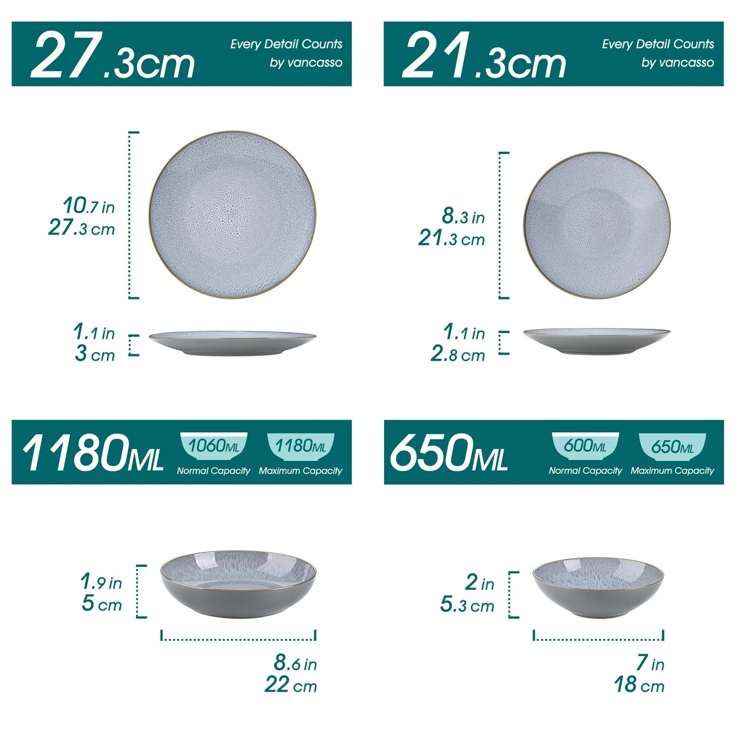 EMBOSSED STONEWARE SET