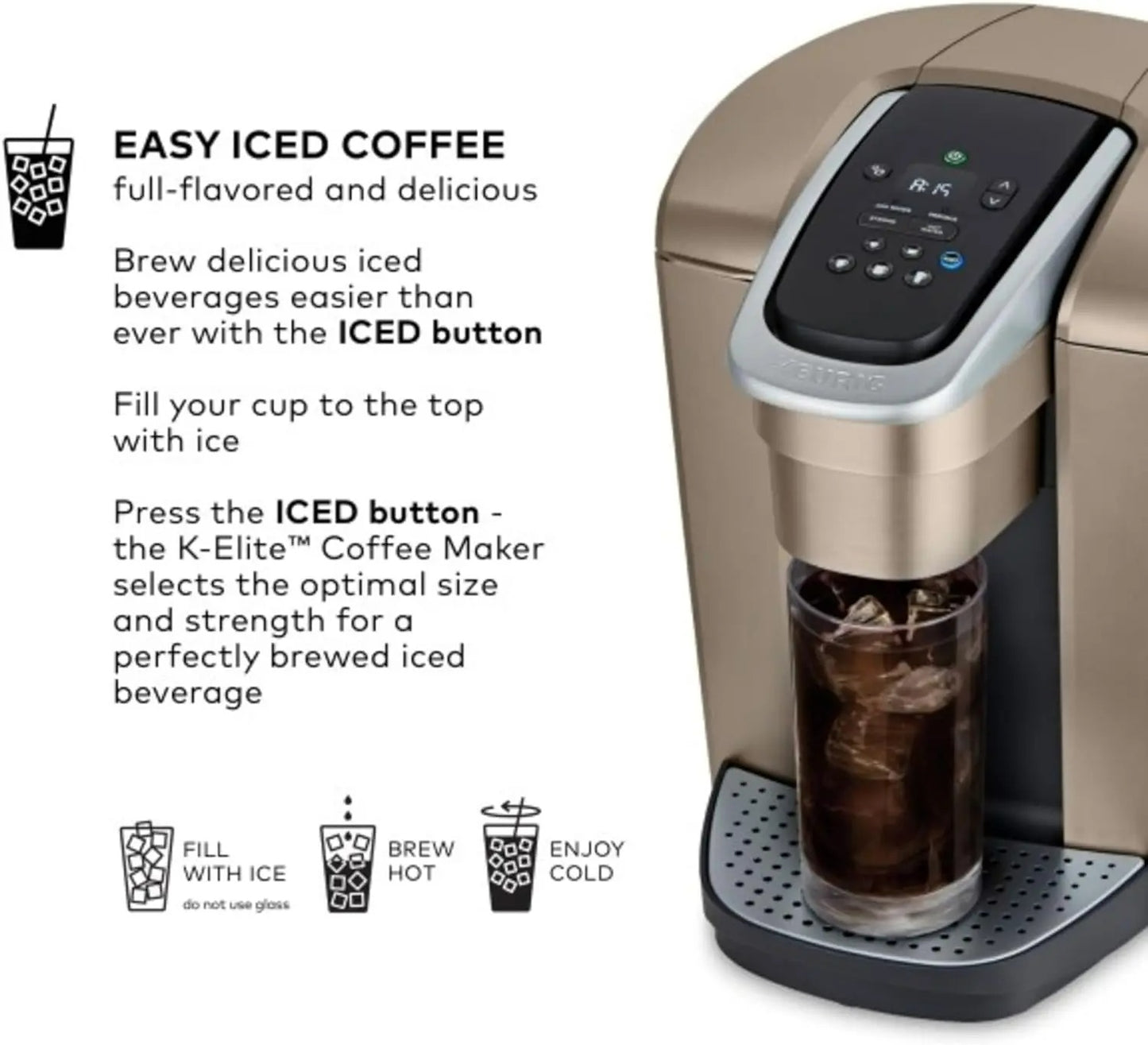KEURIG K-ELITE SINGLE SERVE COFFEE MAKER