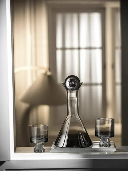 GLASS DECANTER & CUP DRINKWARE