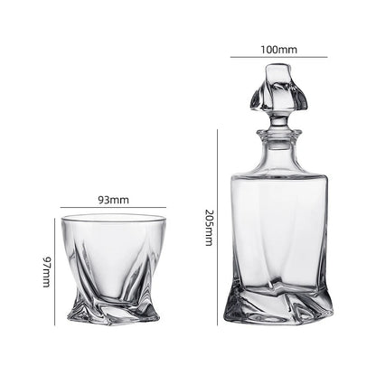 CRYSTAL WHISKEY DECANTER GIFT BOX