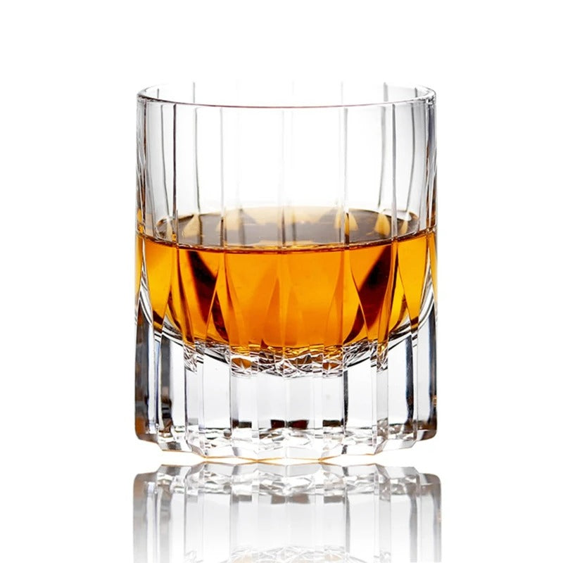 CRYSTAL OLD FASHIONED WHISKEY GLASSES