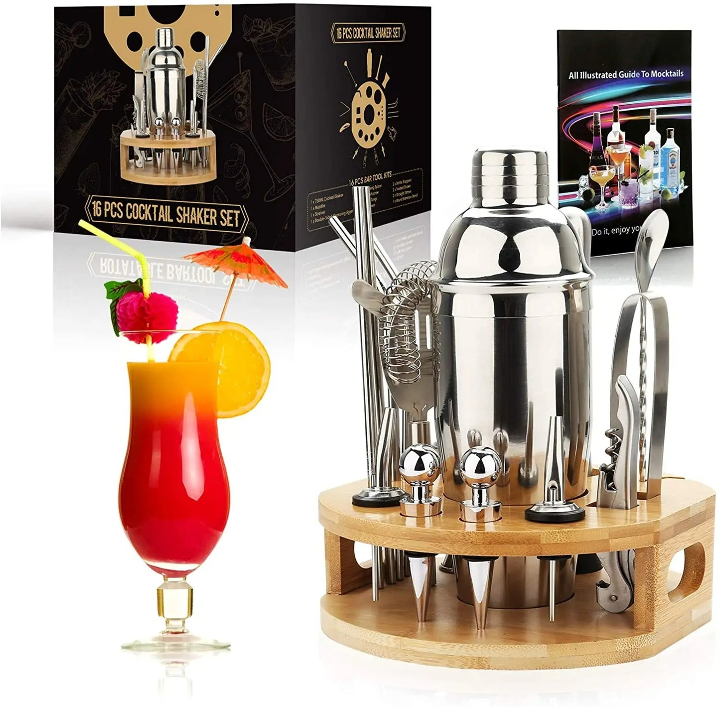 16 PIECE BARTENDER KIT