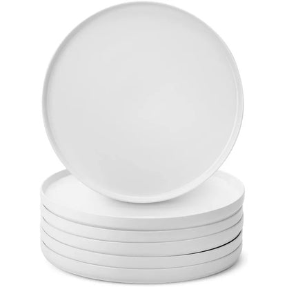 PORCELAIN WHITE DINNER PLATES