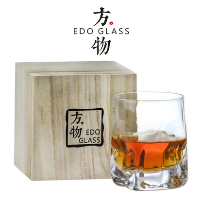 JAPONISM SQUARE BOTTOM WHISKEY GLASS