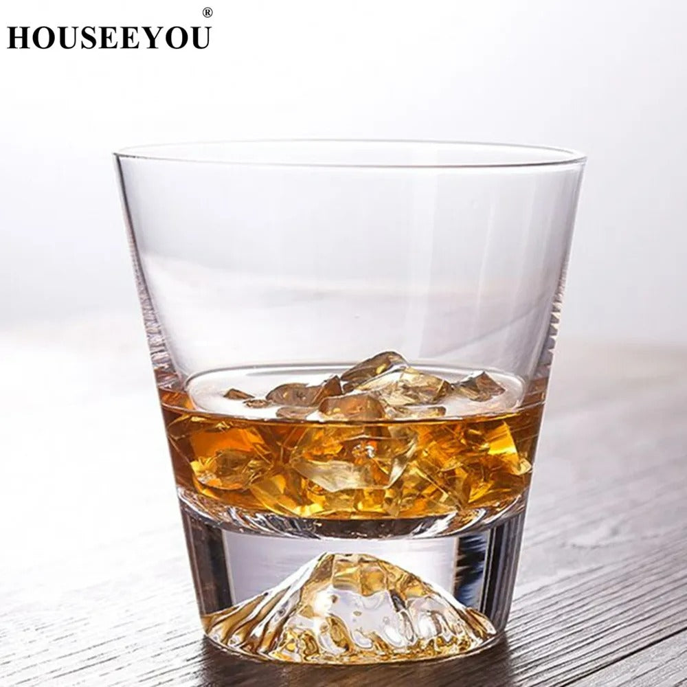 MT FUJI CRYSTAL WHISKEY GLASSES