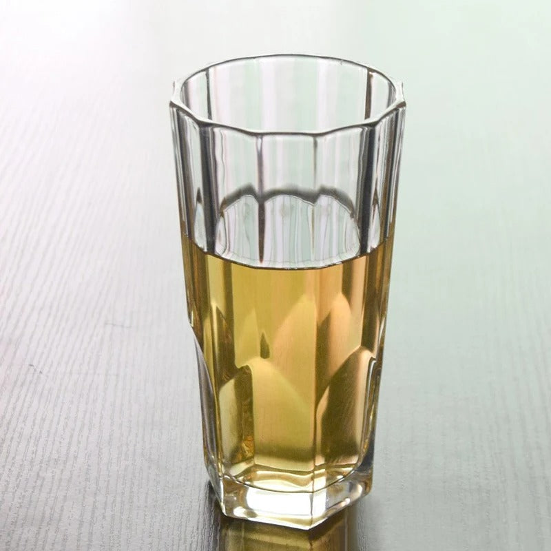 6 PIECE THICK GLASS DRINKWARE