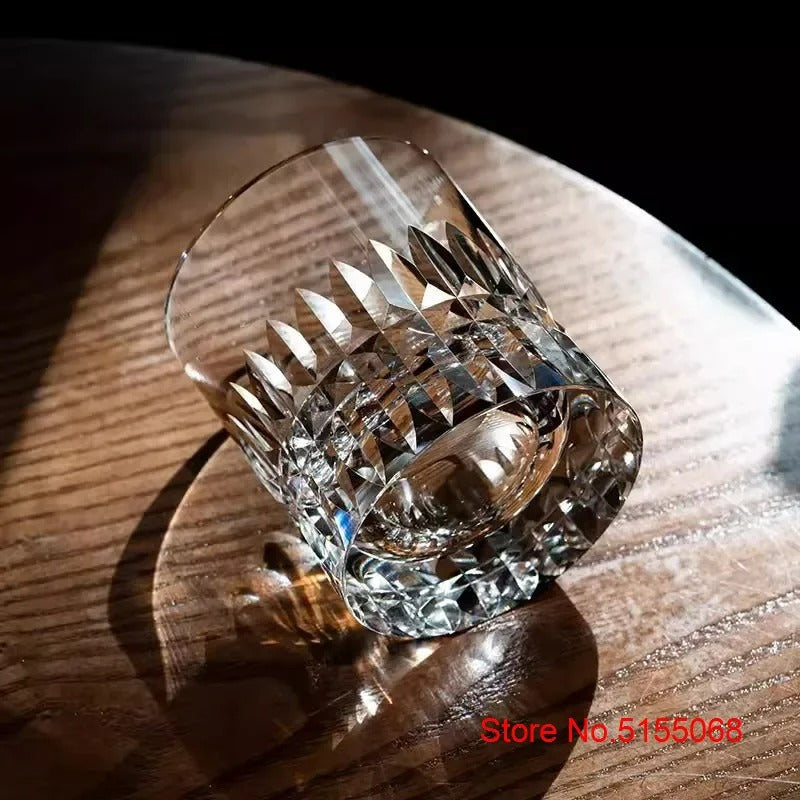 CRYSTAL OLD FASHIONED WHISKEY GLASSES