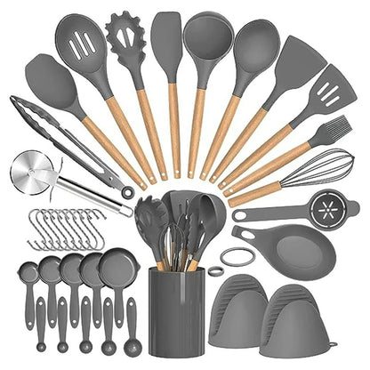 36 PIECE SILICONE COOKING SET