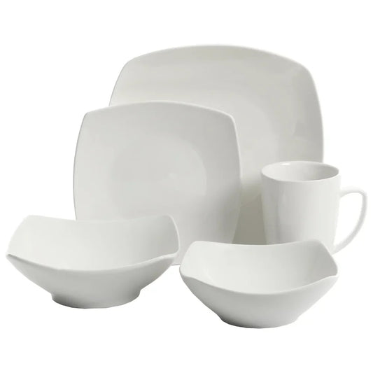 SQUARE 40 PIECE DINNERWARE SET