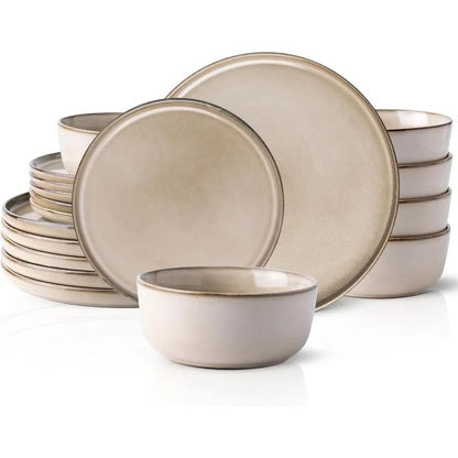 18 PIECE STONEWARE SET