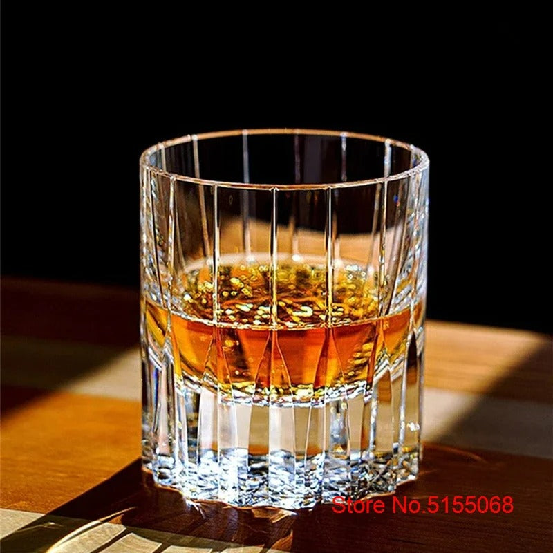 CRYSTAL OLD FASHIONED WHISKEY GLASSES