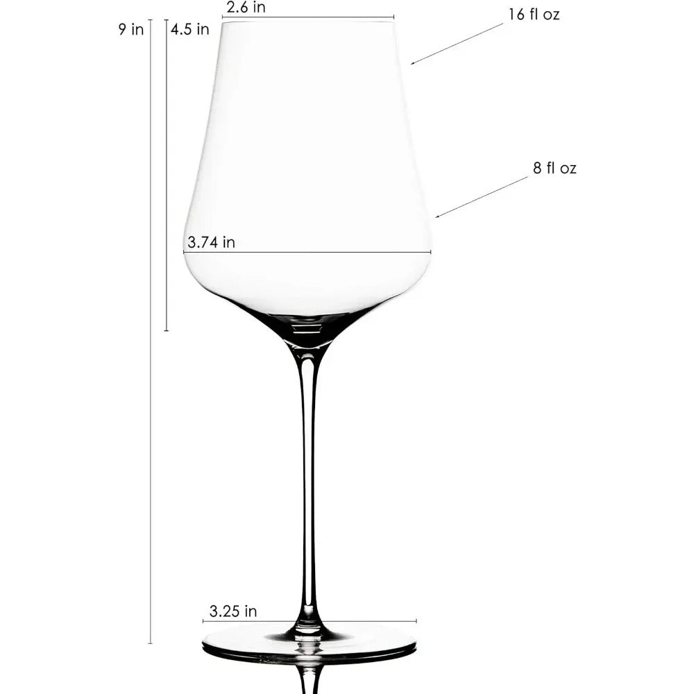 AUSTRIAN LEAD-FREE CRYSTAL WINE GLASSES