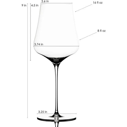 AUSTRIAN LEAD-FREE CRYSTAL WINE GLASSES