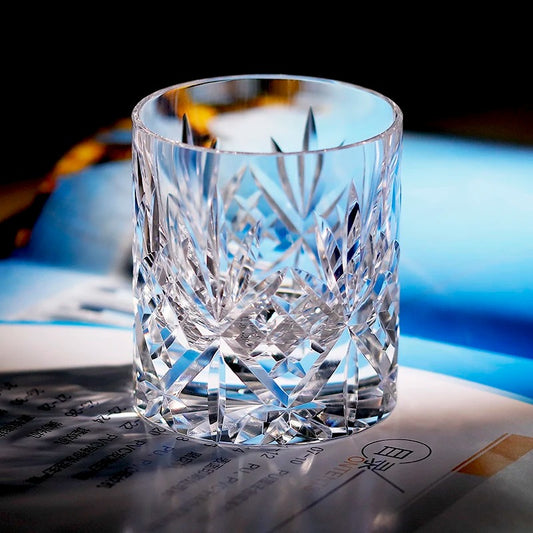 THICK WALL CRYSTAL WHISKEY GLASS