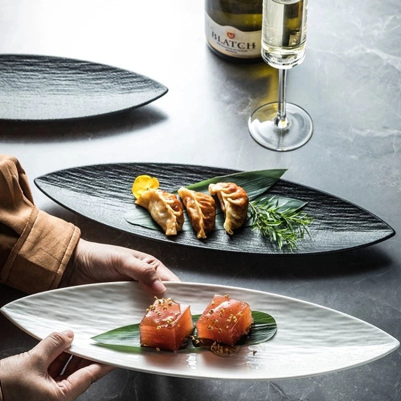 CERAMIC SUSHI PLATE