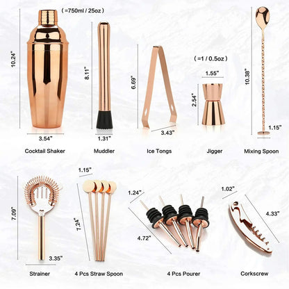 16 PIECE BARTENDER KIT