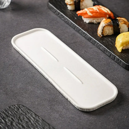 STONE GRAIN SUSHI PLATES