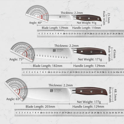 XINZUO 7PCS KNIFE SET