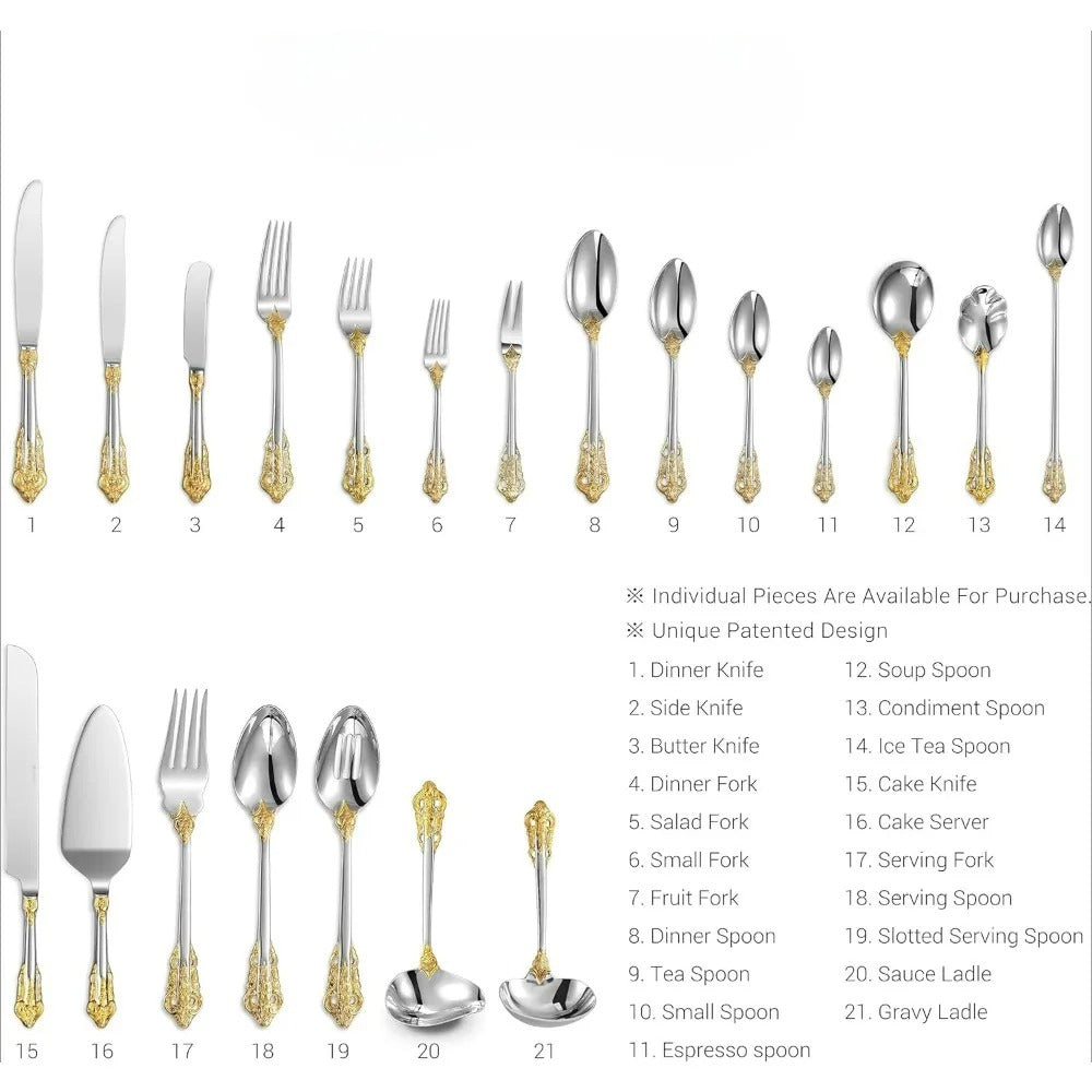 20 PIECE STAINLESS STEEL FLATWARE SET