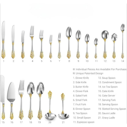 20 PIECE STAINLESS STEEL FLATWARE SET