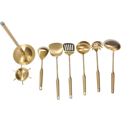 GOLD KITCHEN UTENSILS