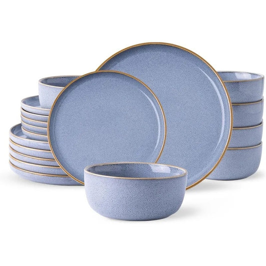 18 PIECE STONEWARE SET