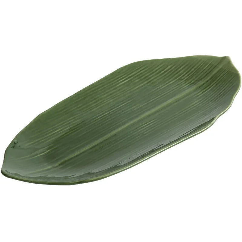 BAMBOO LEAF SUSHI PLATES