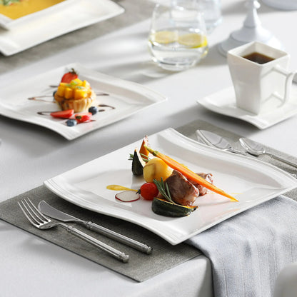 WHITE PORCELAIN DINNER SET