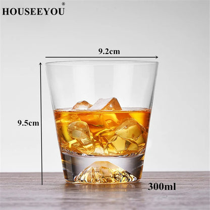 MT FUJI CRYSTAL WHISKEY GLASSES