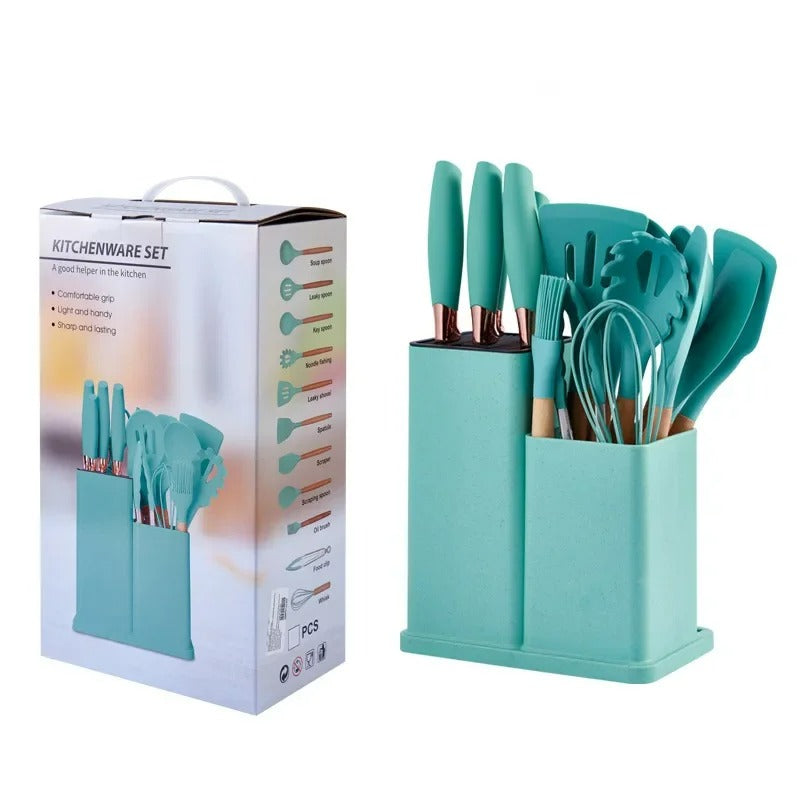 19 PIECE SILICONE KITCHENWARE SET