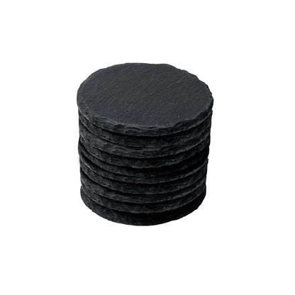 8 PIECE SLATE COASTER SET