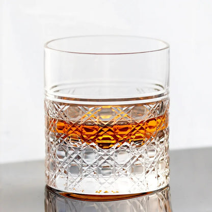 CRYSTAL OLD FASHIONED WHISKEY GLASSES